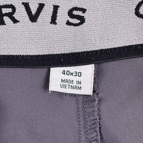 Orvis Tech Performance Hybrid Cargo Pants Mens Pockets 40X30 Gray Hiking (lot 2) - Picture 8 of 16